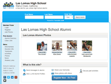 Tablet Screenshot of laslomashighschool.org